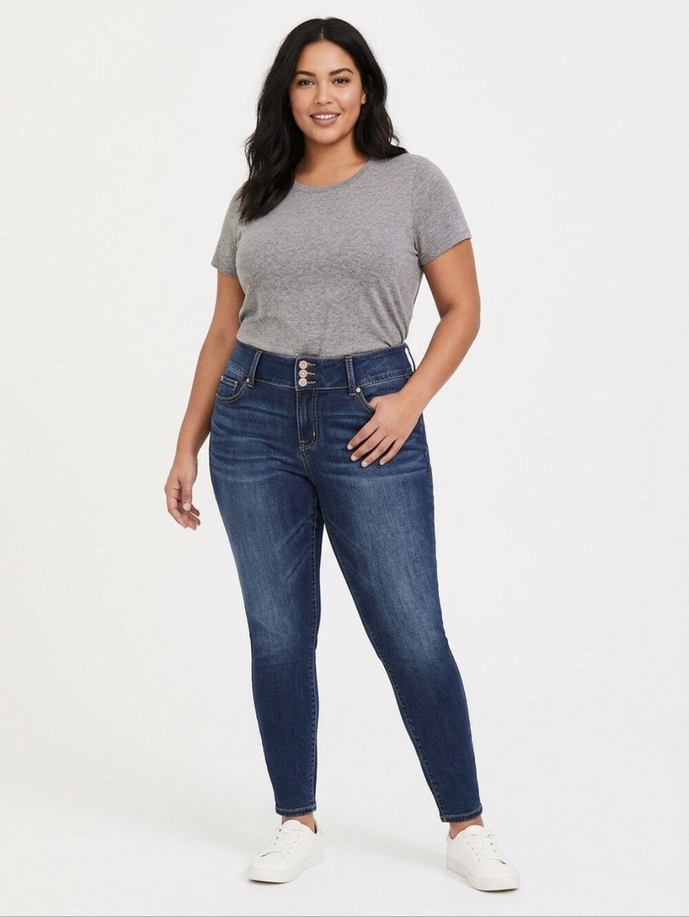 Torrid Super Soft Jeggings - Medium Wash High Rise Skinny Jeans EUC Size 20